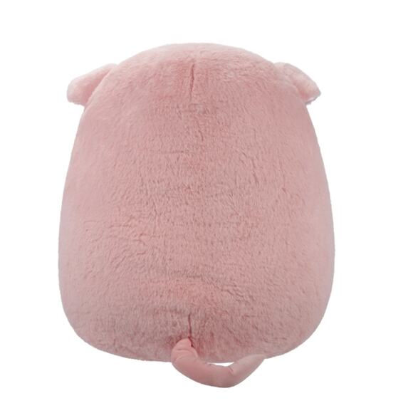 Squishmallows FuzzAMallow 12” Peter the Pink Pig With Floral Belly Easter‎ Plush - Picture 2 of 6